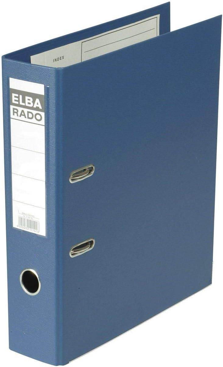 ELBA rado plast blau Datei – Dateien (blau, A4, 500 Blatt, 80 mm ...