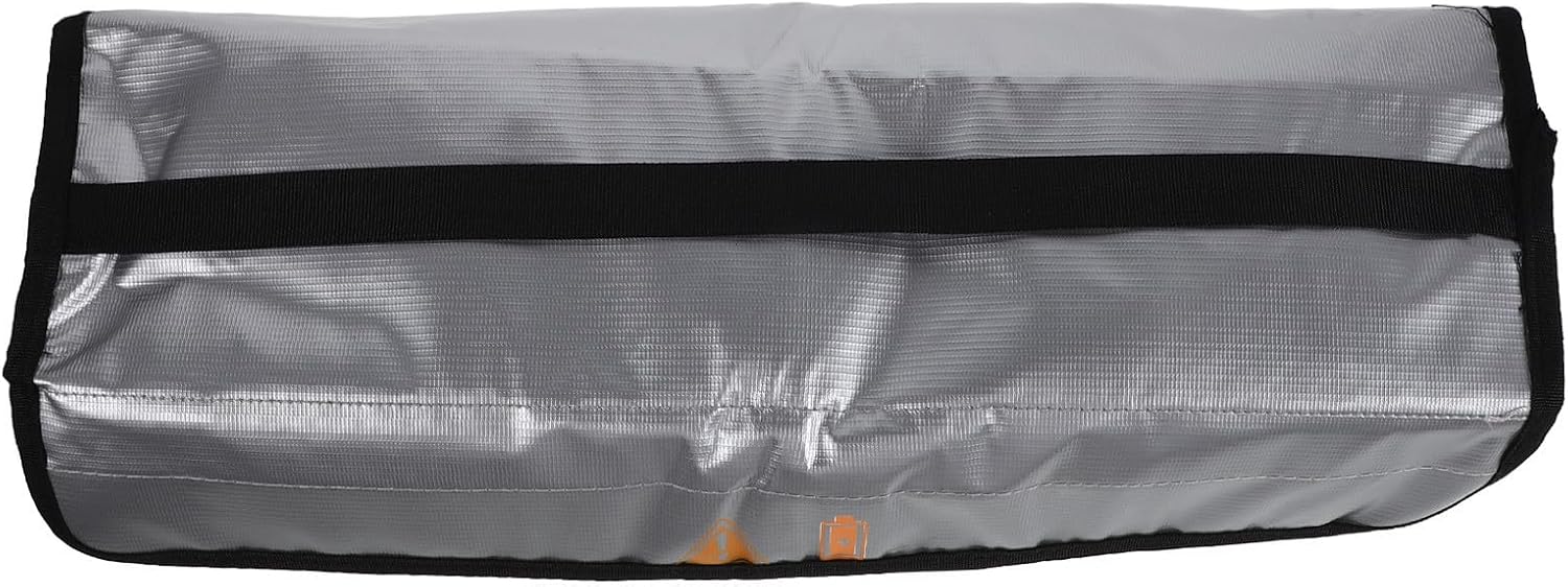 Fireproof Li-po Guard Bag with Handle for Model and Lithium Batteries, PVC Material with Multilayer Fireproof Isolation System, Reduces Electrical Accidents, for Outdoor Adventures