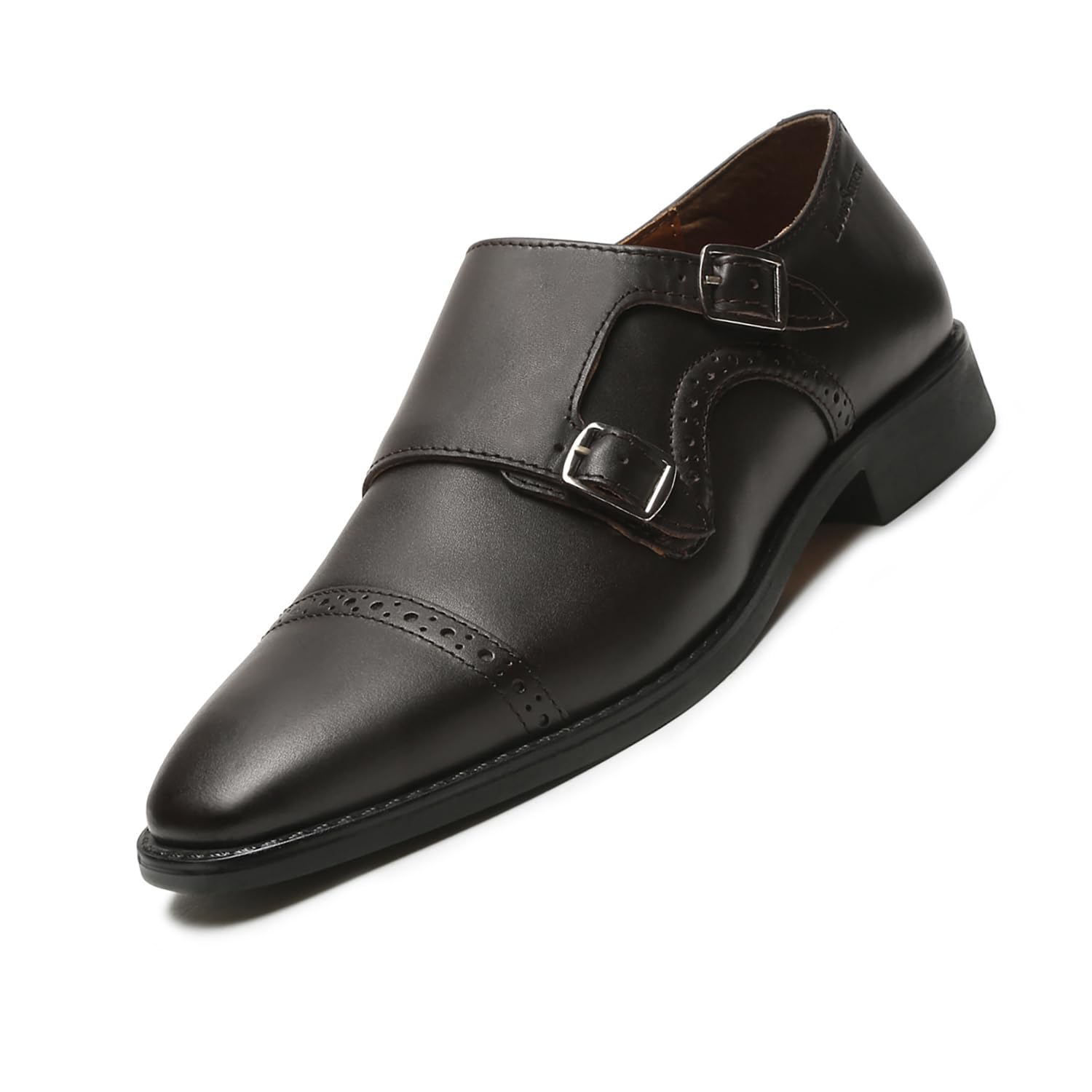 LOUIS STITCH Mens Formal Shoes | Italian Leather Double Monk Strap Handcrafted | Stylish Lace-Up Business, Formal, (LSRXDMBB) Brunette Brown (B0CVWVWK8J) Amazon Price History, Amazon Price Tracker