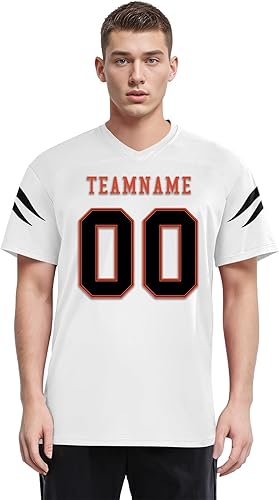 Miniatura 4 de Camiseta personalizada para hombre, camisetas de fútbol personalizadas con nombre del equipo deportivo, número de regalo para fanáticos del fútbol