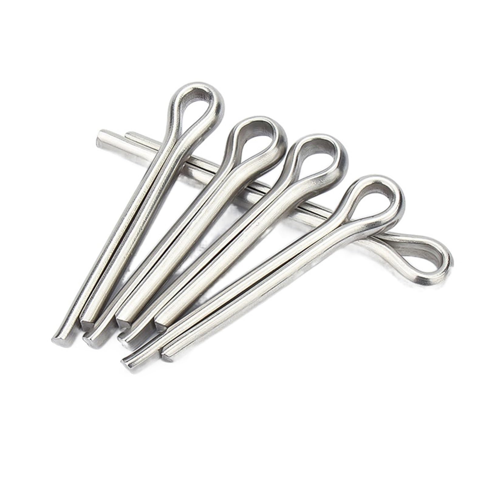 Wekonumex 20Mm Stainless Steel Cotter Pin, 304 Stainless Steel U-Shape Split Cotter Pin M1-M10 For Car(,50Pcs M1)