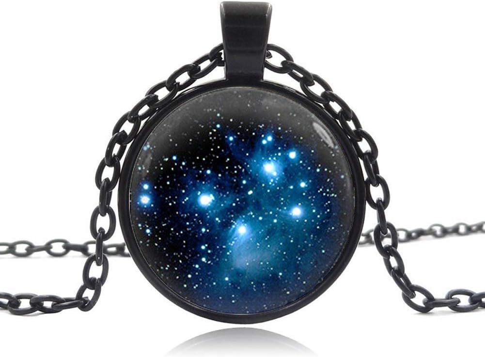 KWYUTKWYUT Pleiades Star Cluster Necklace Space Universe Pendant Jewelry