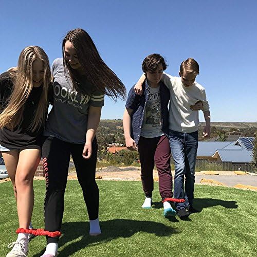 Birthday Party Kids Outdoor Games, 3 Fun Family Games in 1, the Potato Sack Race, the 3 Legged Relay Race and the Egg and Spoon Race, Store's away in its own Compact Bag, Fun by Elite Sportz