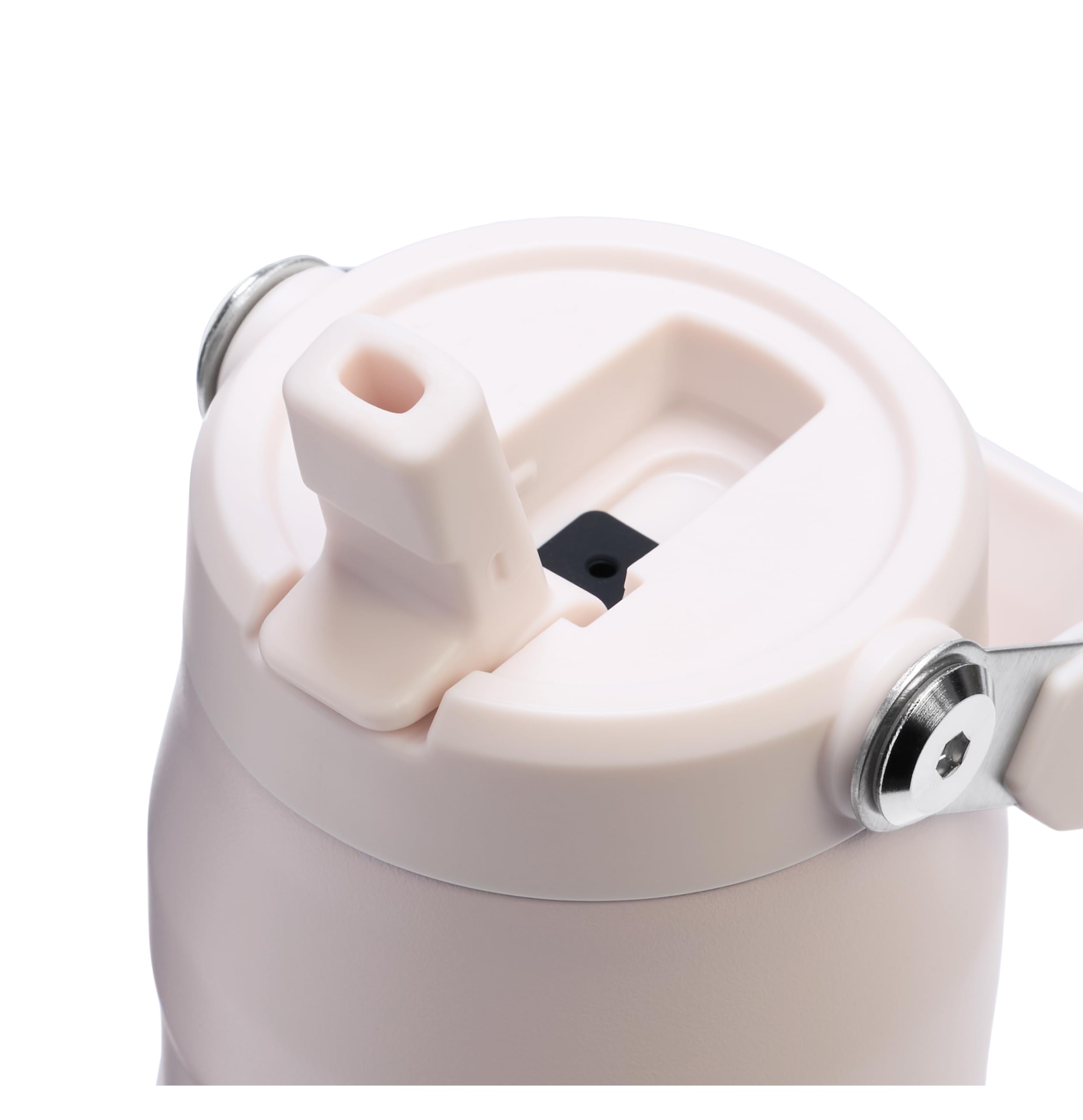Stanley 1913 Flip Straw 2.0 Borraccia Con Cannuccia 0.7L - 10 Ore Di Freddo - 2 Giorni Di Freddo - Acciaio Inossidabile - Senza BPA - A Prova di Perdite - Lavabile In Lavastoviglie - Rose Quartz