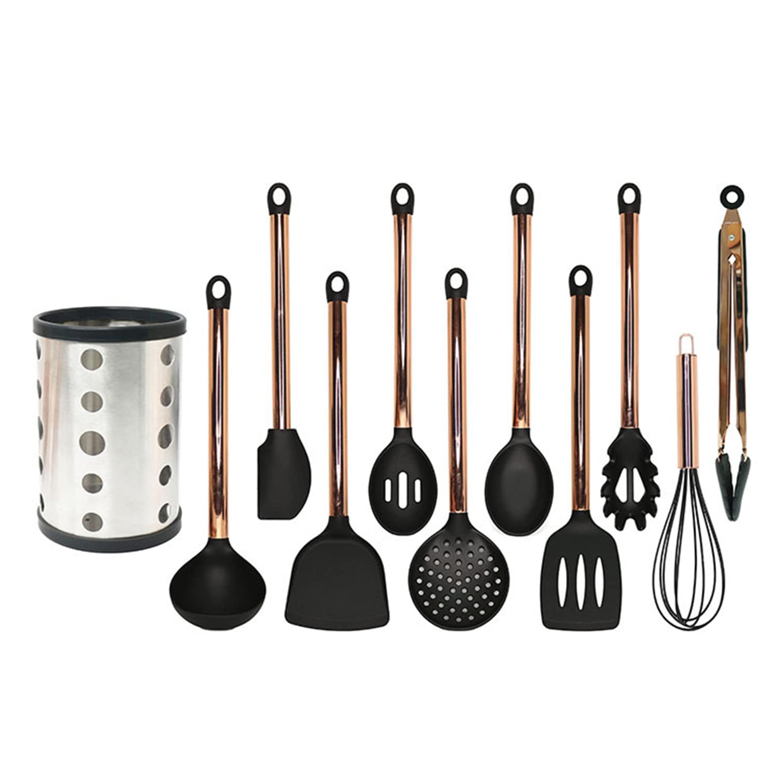 TFAOYS Kitchen Utensil Set Non-stick Gadgets Cookwares Cooking Tools Essentials for Housewarming Utensil Sets Stainless Steel