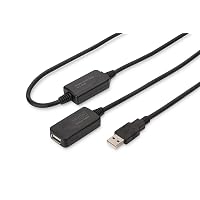 DIGITUS Cavo di prolunga USB 2.0 attivo - 20 m - Da spina USB