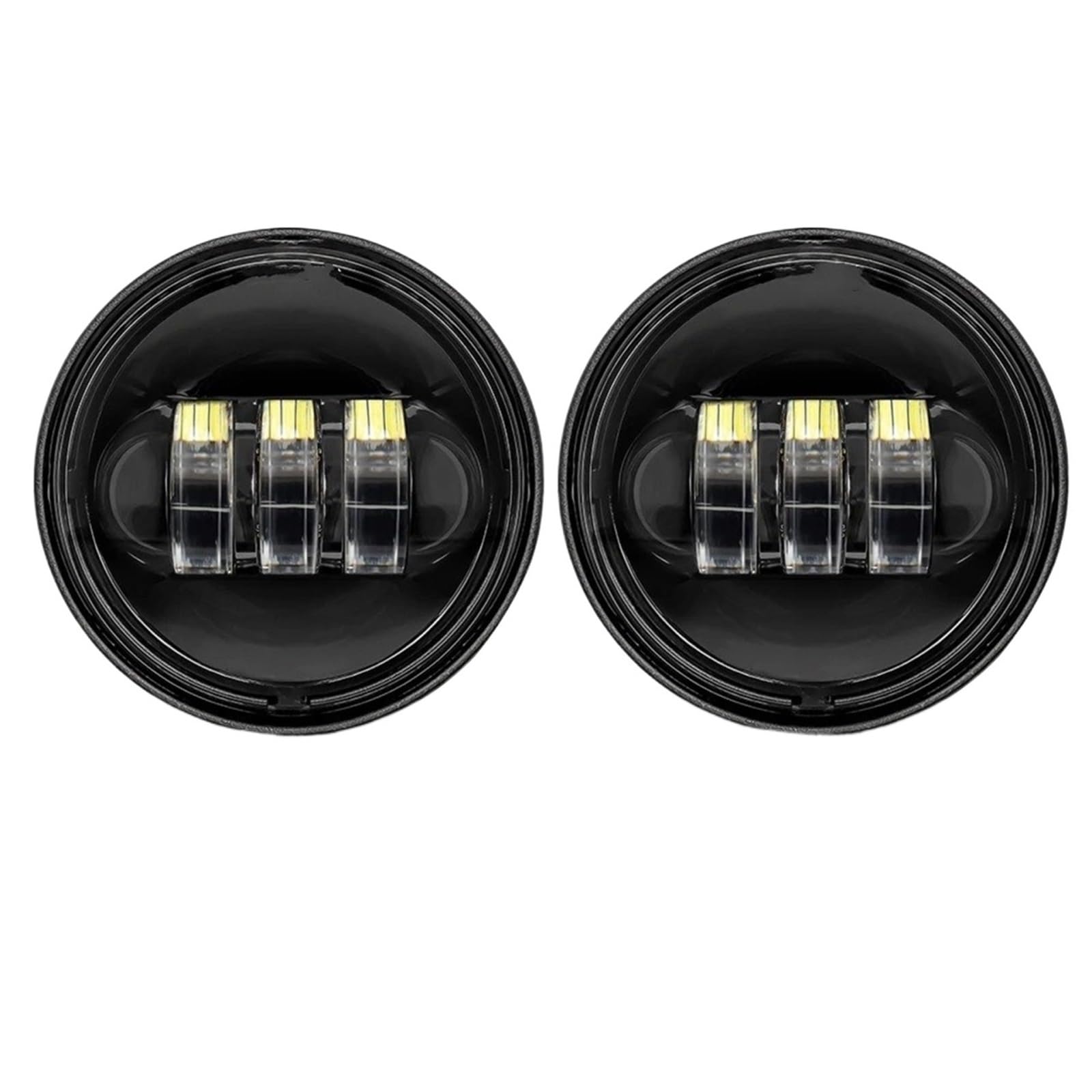 Moto Fari Stradali Spot Light Beam Per Motociclette Fendinebbia 2 Pezzi 4,5 Pollici LED DRL 30W Impermeabile