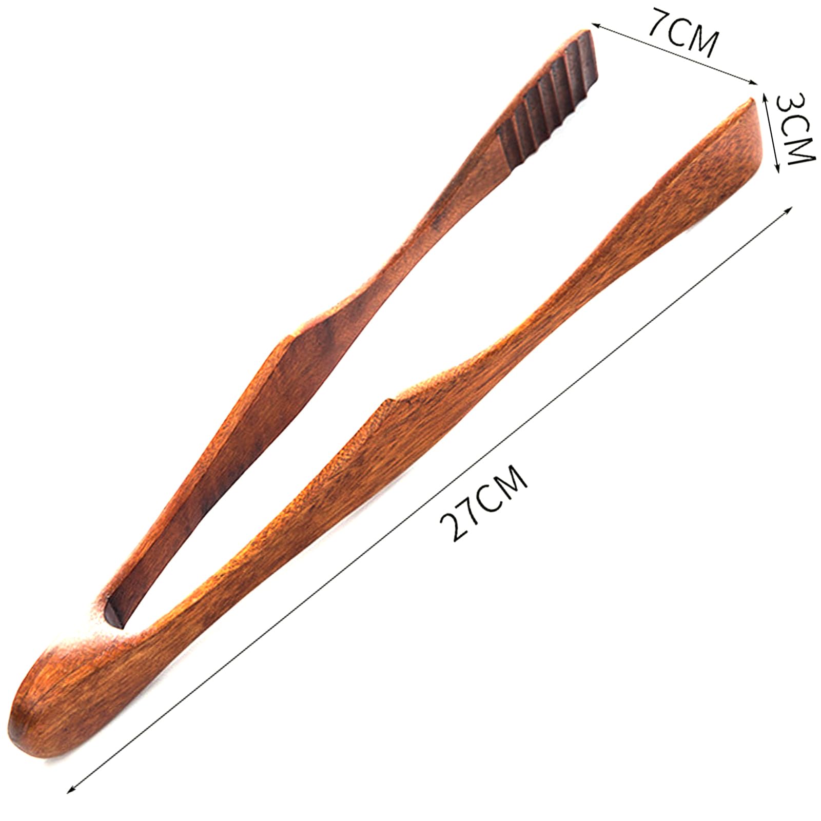 Essential Wooden Spatula Tong Set for Kitchens,Restaurants:Perfect for Fruits, Salads, Desserts, Breads,Barbecues