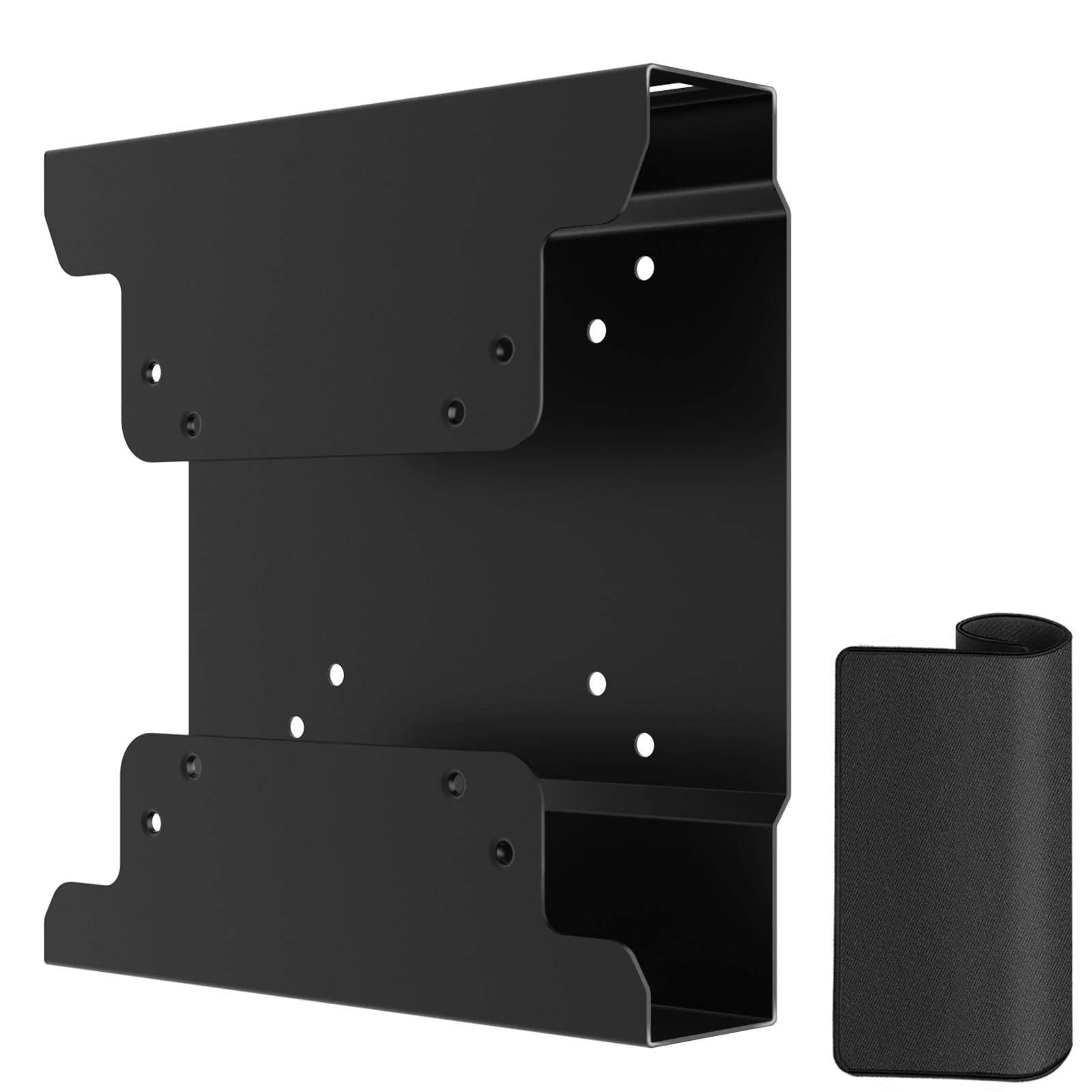 Mini PC VESA Mount for Dell Micro Mount with Mouse Pad, Install on Monitor Arm, for Dell OptiPlex Micro Form Factor Case, for MFF 3040 7080 5070 3000 7060 7090 9020, Wall/VESA/Under Desk