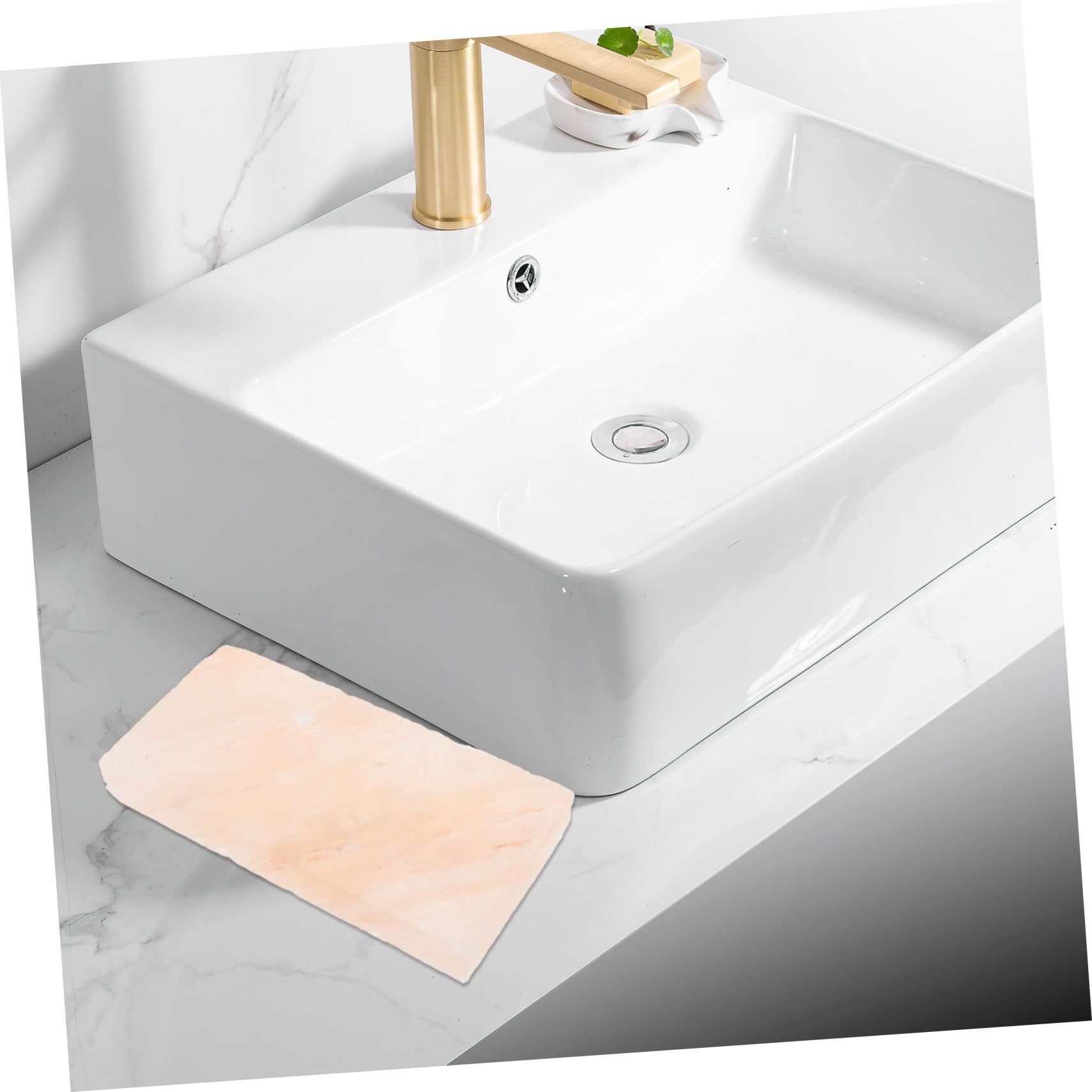 Kisangel Salzstein Zum Baden Natürlicher Badesalzstein Für Reisen Tragbarer Salzstein Für Spa Und Sauna Kleiner Badesalzstein Für Duschen Und Wellness
