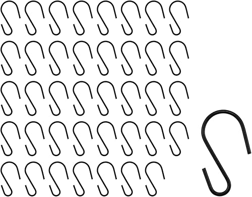 Vista 24 de T Tulead 40 piezas de mini ganchos ligeros S ganchos de hierro para colgar joyas de 1 x 0.7 pulgadas