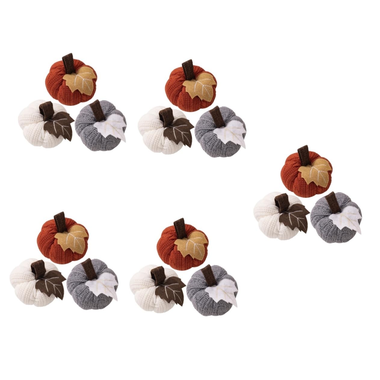TOPBATHY 15 Pz Ciondolo Zucca Ornamento Di Zucca Artificiale Decorazione Autunnale Della Mini Zucche Di Halloween Cadono Zucche Artificiali Mini Statuina Di Finto Frutto