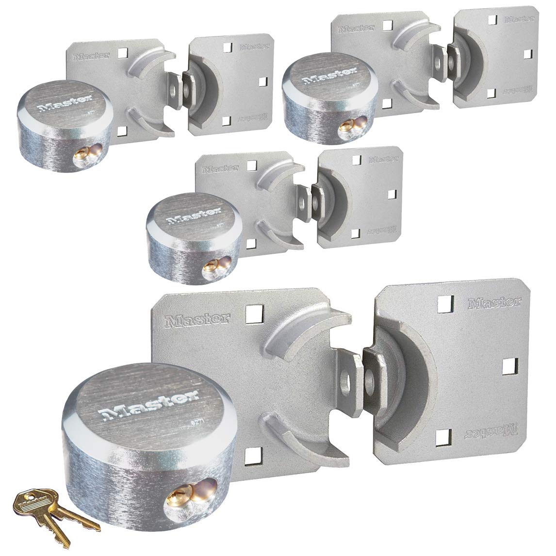 Master Lock 6271KAW700A 80245 MASTERLOCK CO 2-7/8" Shackleless Lock, Plain - View #2