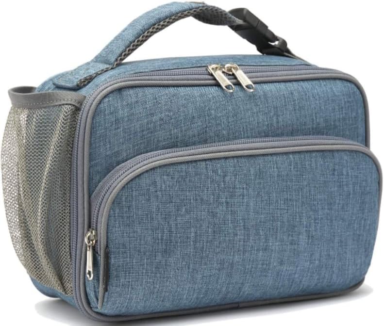 Reusable Lunch Bag, Gym Leakproof Bag Portable Cooler Bag Insulated Lunch Bag for Picnic, Beach, Work, Travel