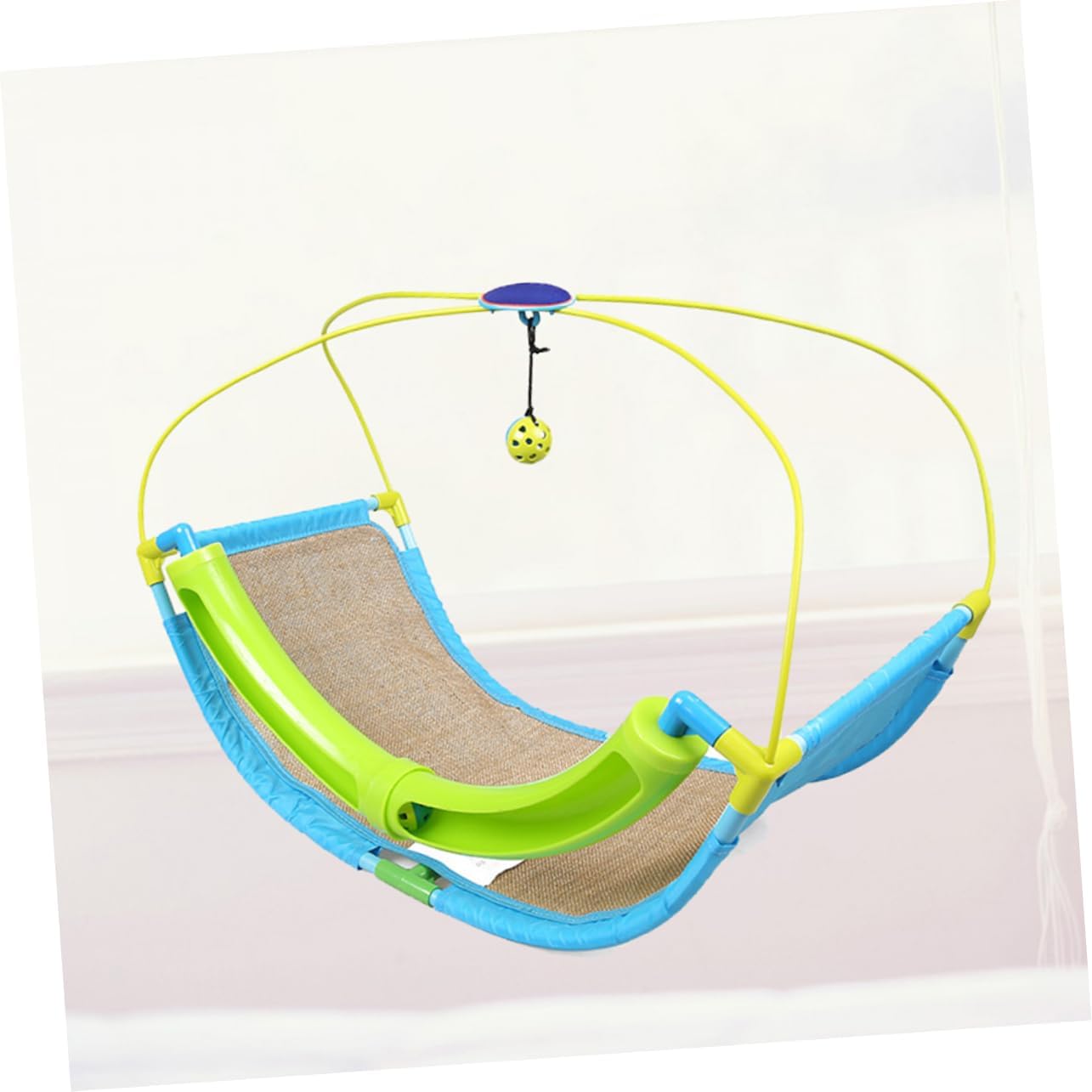 Cat Cradle Hammock Bed with Small Bed Cushion for Indoor Use Versatile Design for High Places Easy to Store