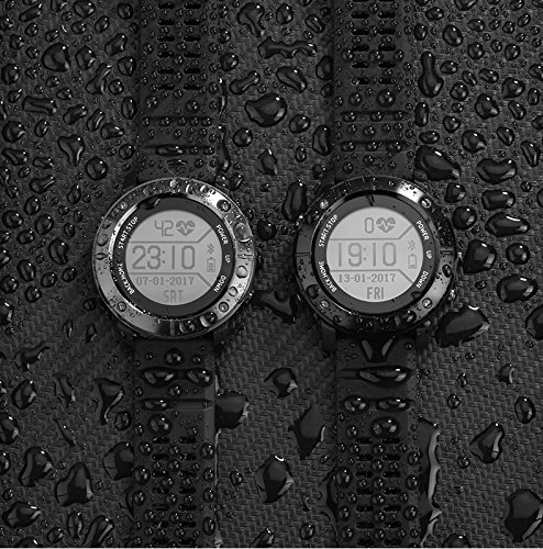 UWear GPS running watch,outdoor gps smart sports watch for hiking cycling with Fitness Activity Tracking, for iPhone Android (Iron gery-80C) - Thumbnail 7