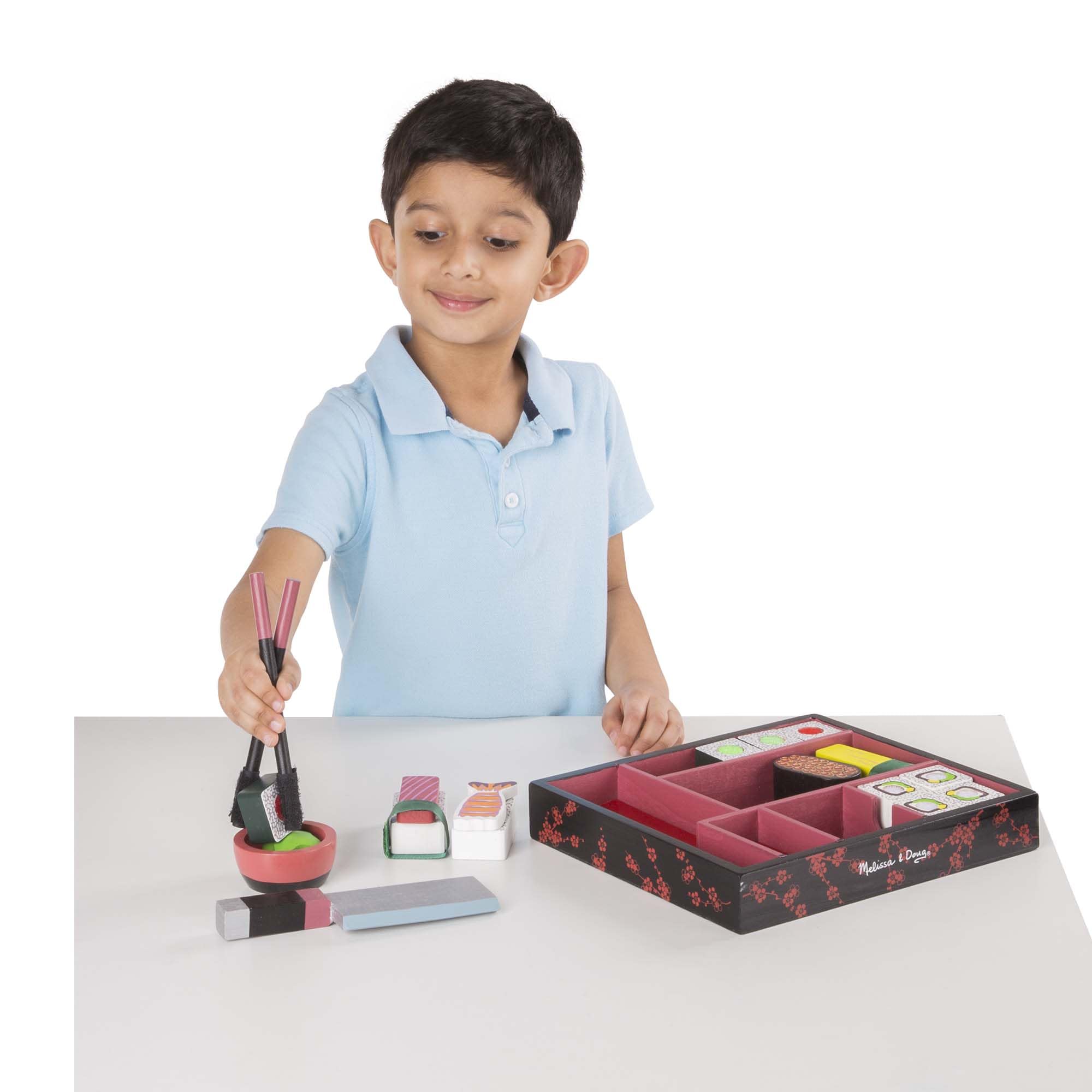 Melissa & Doug - Boîte De Sushis 24 Pièces - Jeu Imitation Enfant