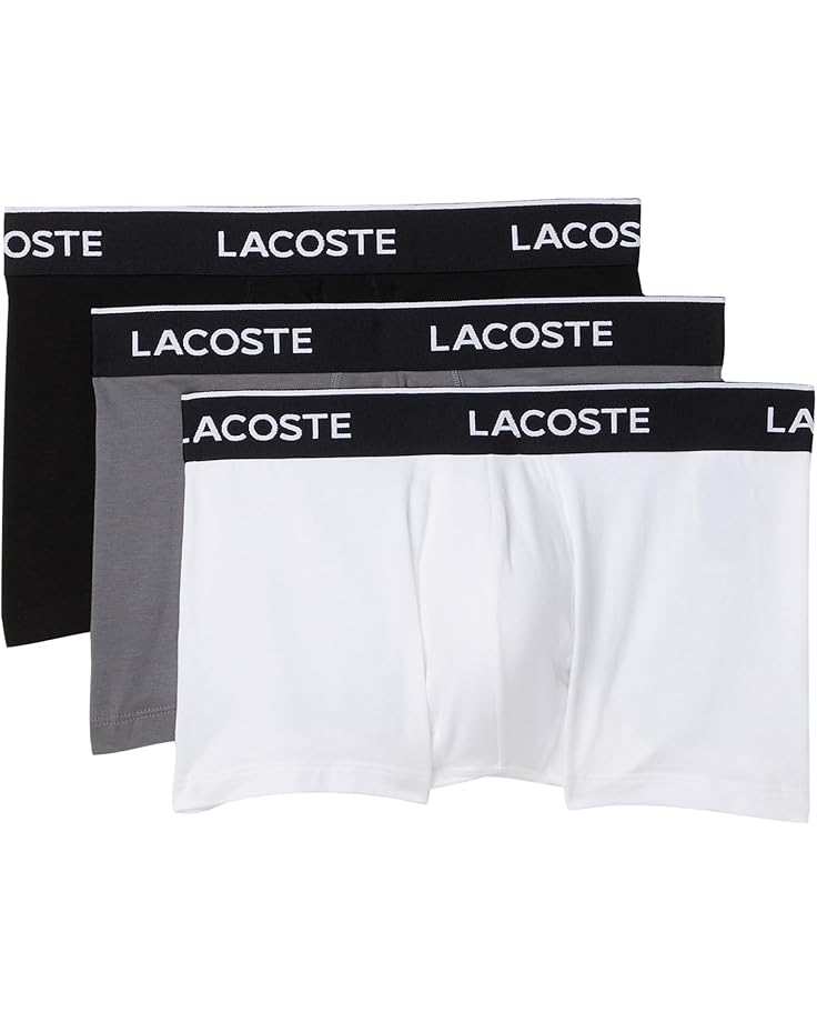 Lacoste Cotton Stretch Essentials Trunks 3-pack - Main View
