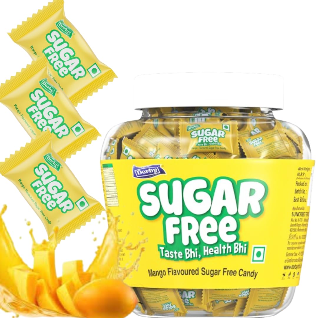 Sugar Free Mango Flavoured Candy| 330 grams | Healthy Tasty Candy | Return gift to your Friends & Family | chocolate | Sugar Free | Toffees |