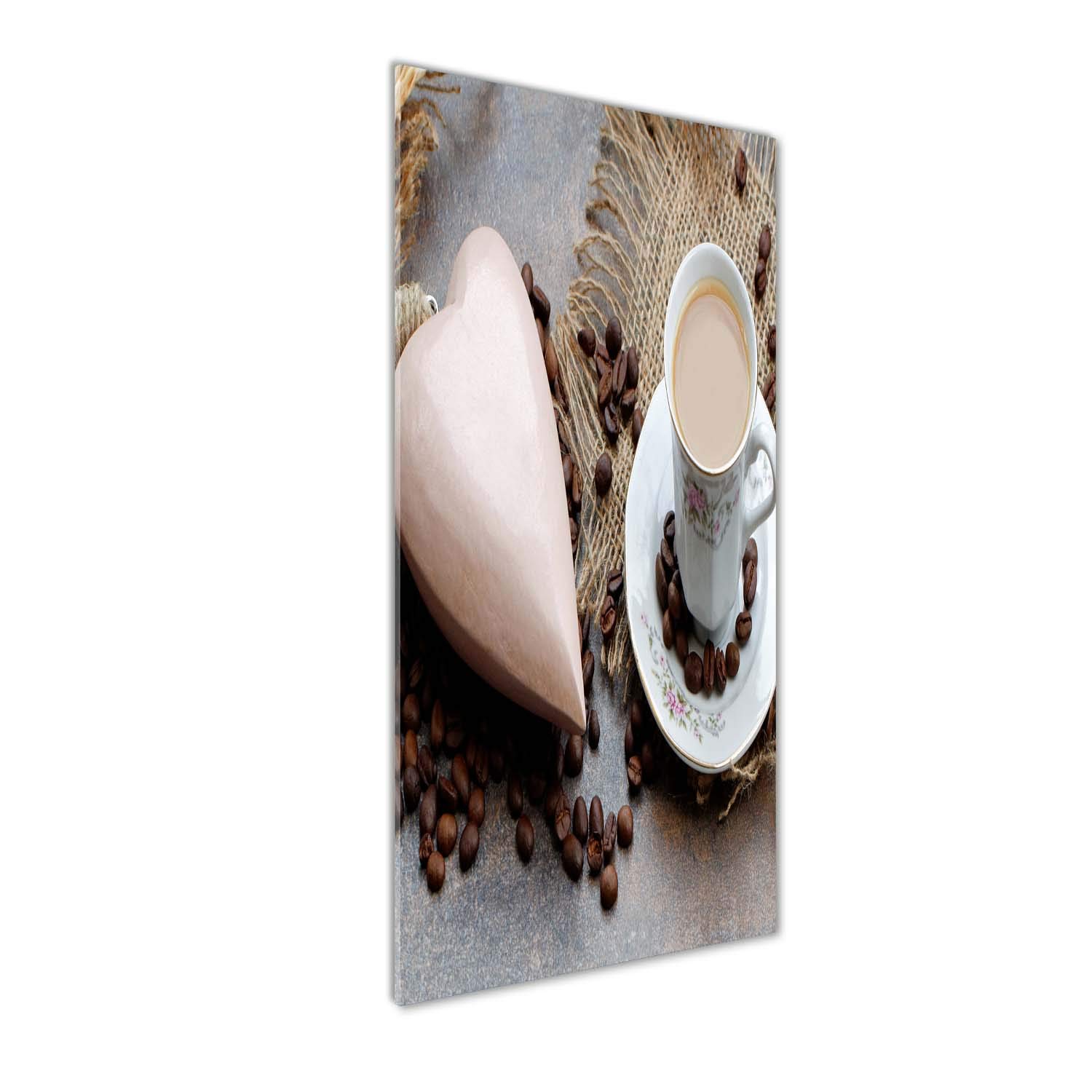 Image sur Verre Acrylique Tulup - Design Mural Premium Brun Café pour Intérieur Moderne