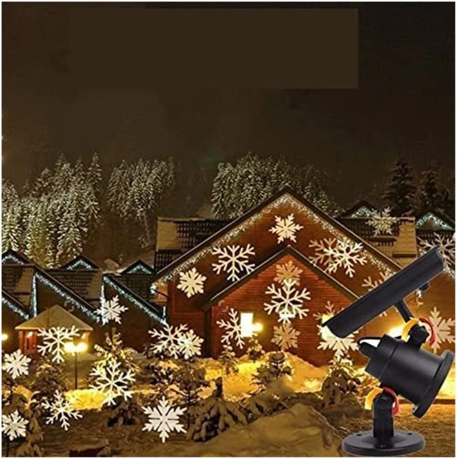 LED outdoor lights Christmas Snowflake Projector Lights
