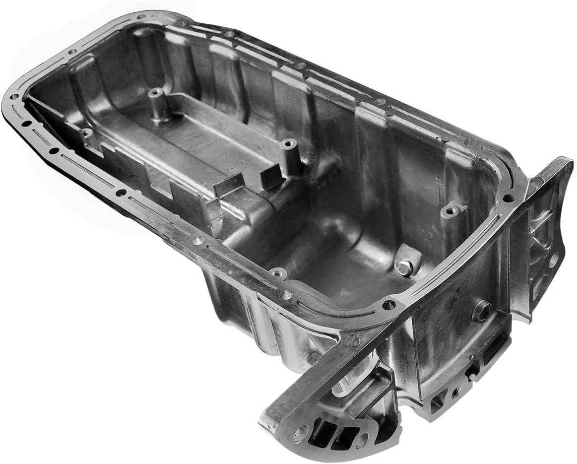 A-Premium Engine Oil Pan Sump with Drain Plug Compatible with Chevy Aveo 2004-2011, Aveo5 2006-2008, Pontiac G3 2010-2010, Wave 2005-2008, Wave5 2005-2007, 1.6L