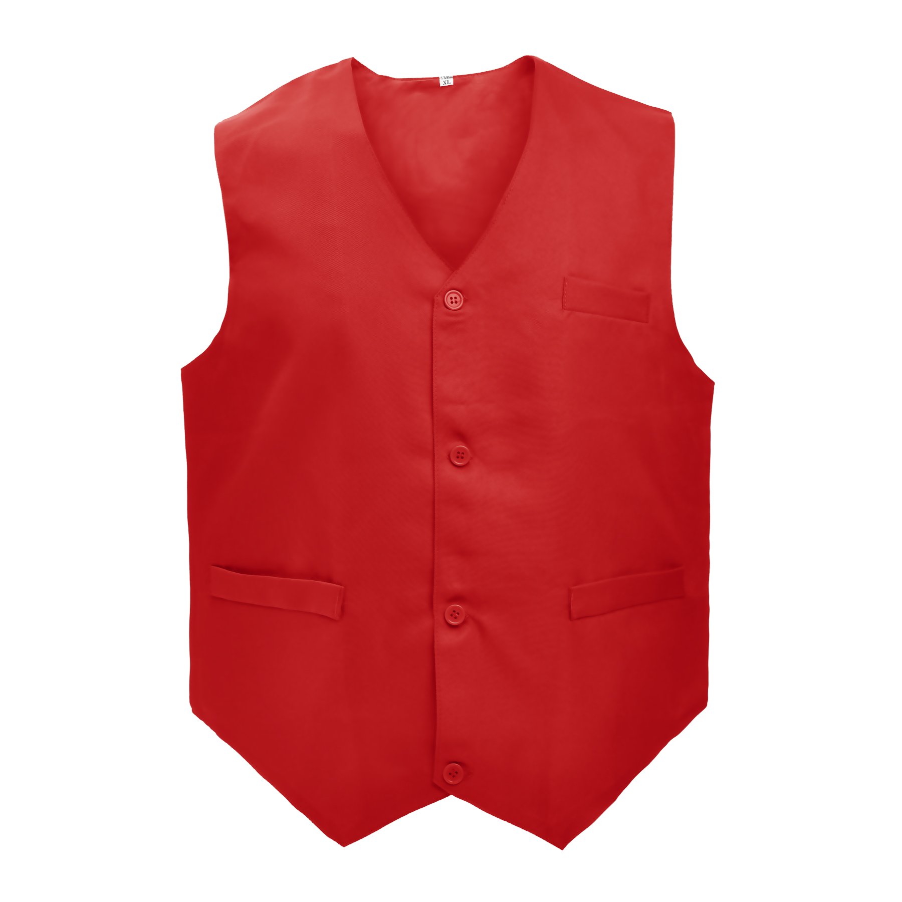 TOPTIEUnisex Button Vest Work Wear Uniform Vest