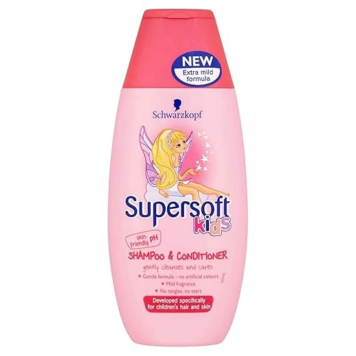 Schwarzkopf Supersoft Kids Girls Shampoo and Conditioner 250ml