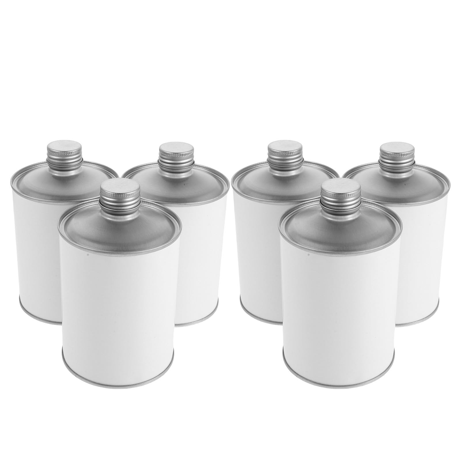 Caja Metálica Redonda de 500ml TOPBATHY para almacenamiento y proyectos en casa