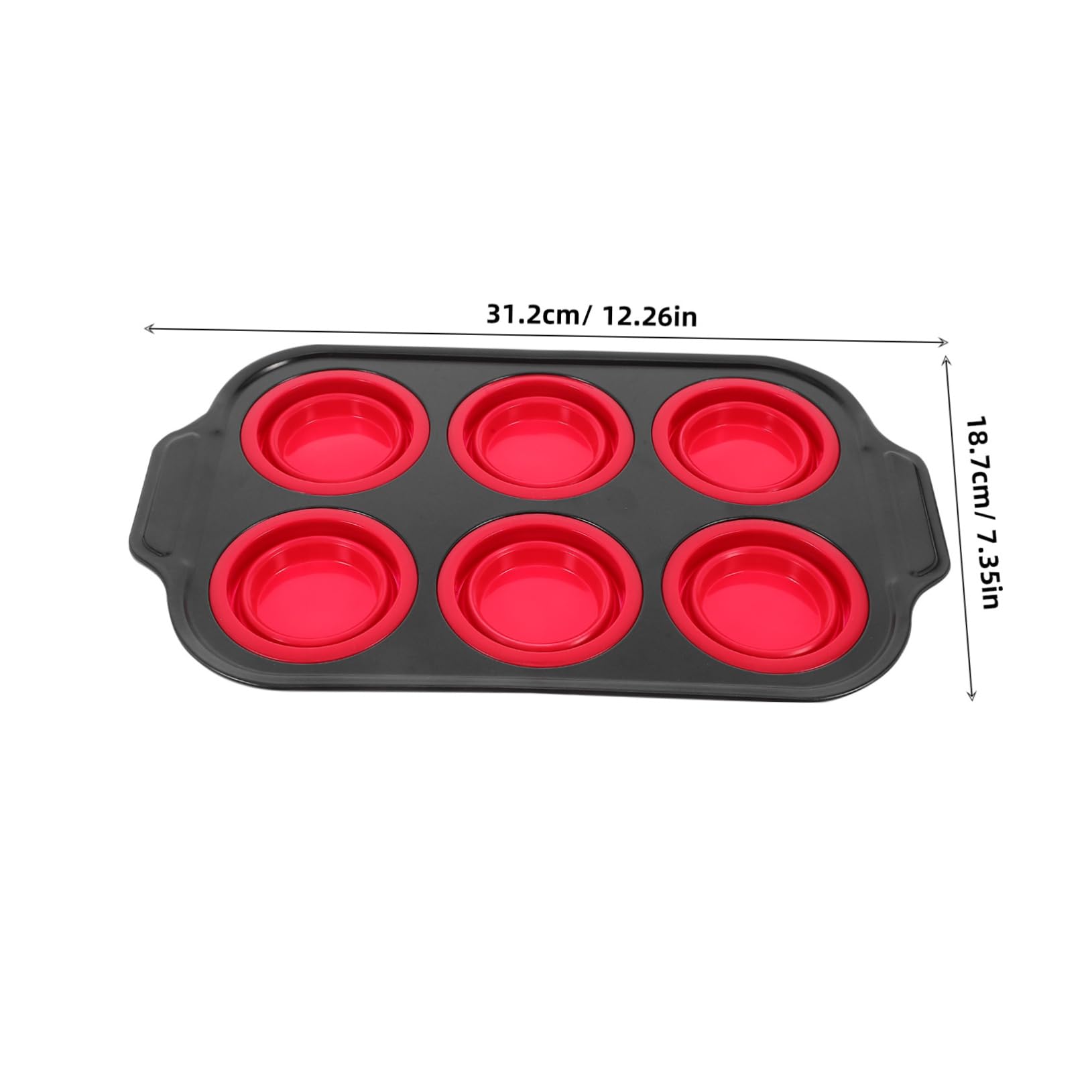 GRIRIW Non Stick Cavity Rectangle Cake Mold for Baking Bread and Cakes Easy Release Nonstick Loaf Pan for Restaurant and Bakery Use Design