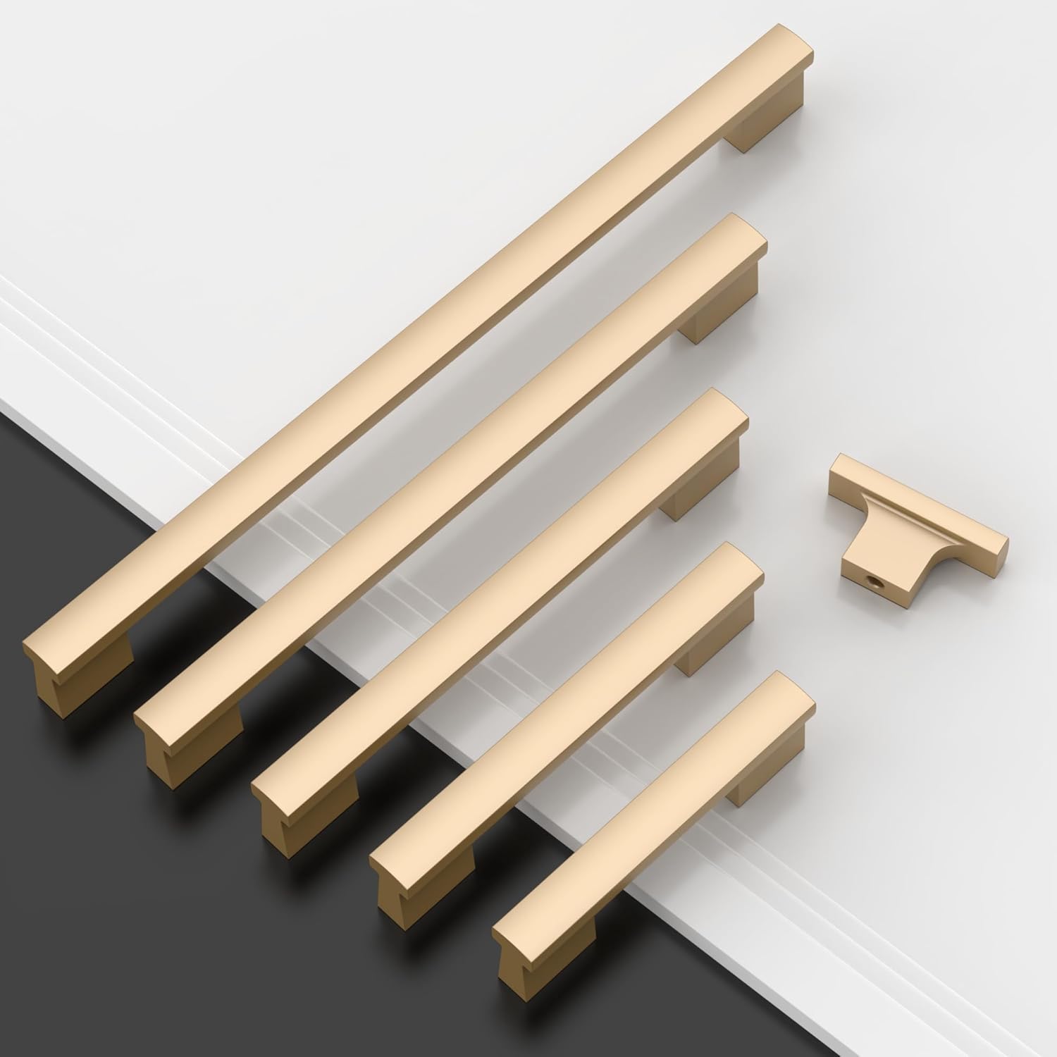12 Pack Champagne Copper Cabinet Knobs Kitchen Cabinet Pulls Champagne Hardware for Cabinet Cupboard Dresser Handles CK0015