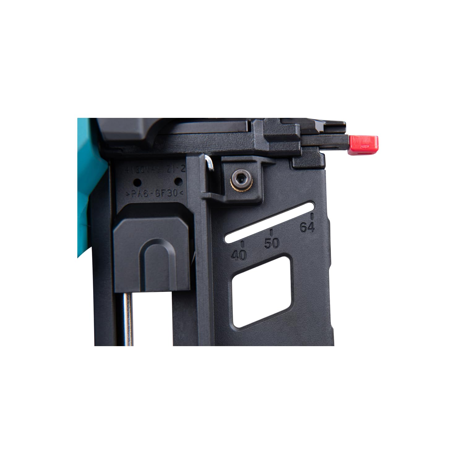 Makita DBN601RTJ Cloueuse de finition sans balais Li-ion LXT 18 V avec 2 batteries 5,0 Ah et chargeur fourni dans un étui Makpac