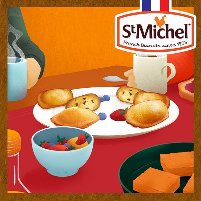 St Michel Madeleines con Chispas de Chocolate, Pack de 2 (250g c/u) miniatura 6