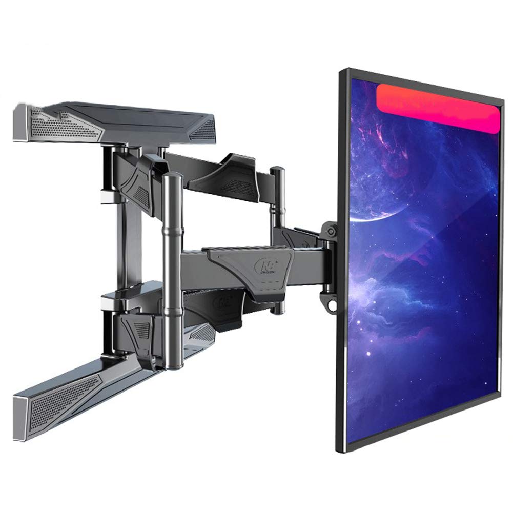 CGCSYZ TV Wall Mount Bracket for 45-75 Inch Flat Tvs Max VESA 600X400mm- Articulating Arms Swivel Tilt Extends- Wall Mount Supports TV Up to 45.5Kg