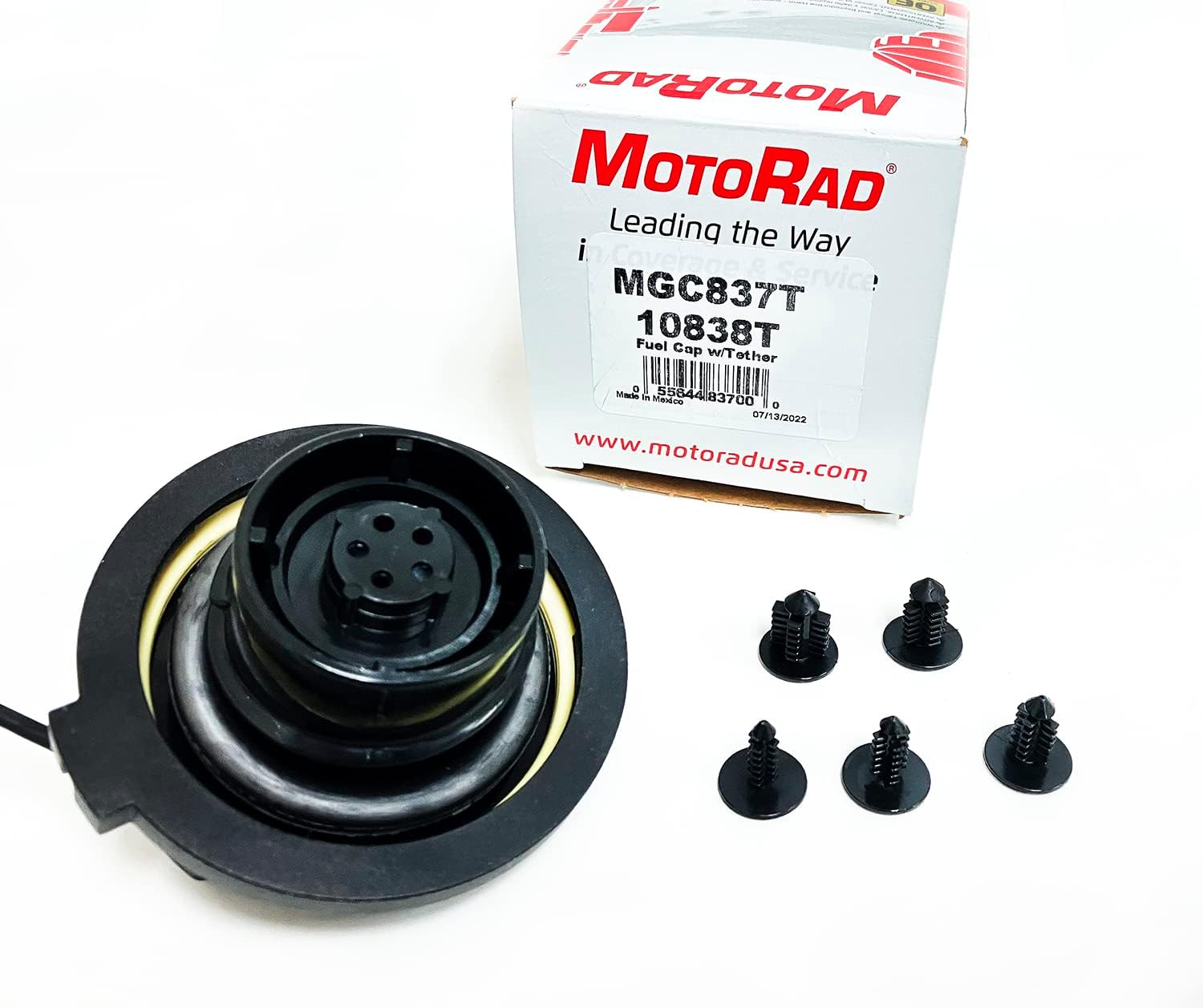 MOTORAD MGC837T Tethered Fuel Cap Fits Select Chrysler
