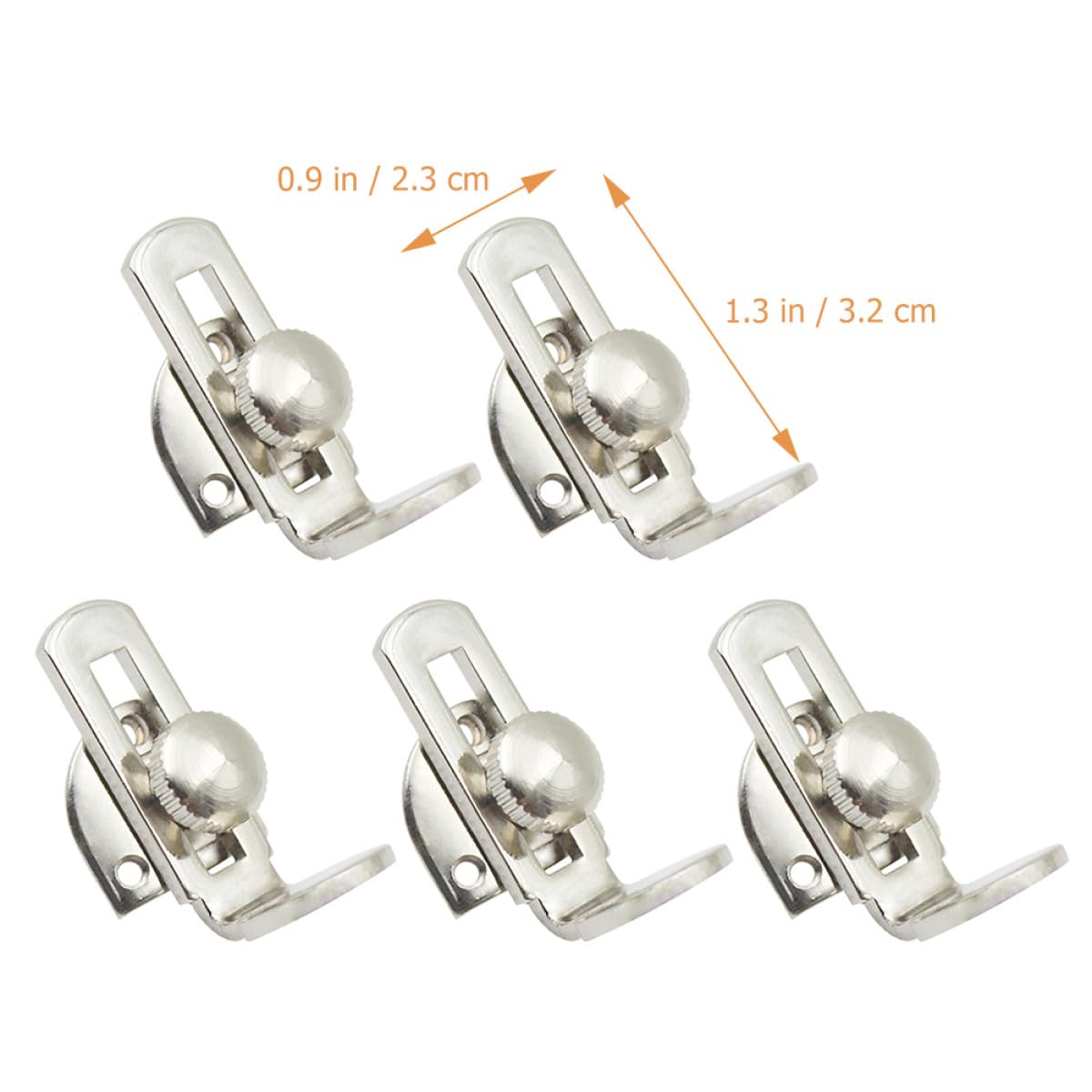 GALPADA Set 5 Pezzi Poggiadito Regolabile per Clarinetto, Supporto Poggia Dita Compatto in Materiale Resistente, Accessorio per Strumenti a Fiato, per Uso Professionale e Amatori