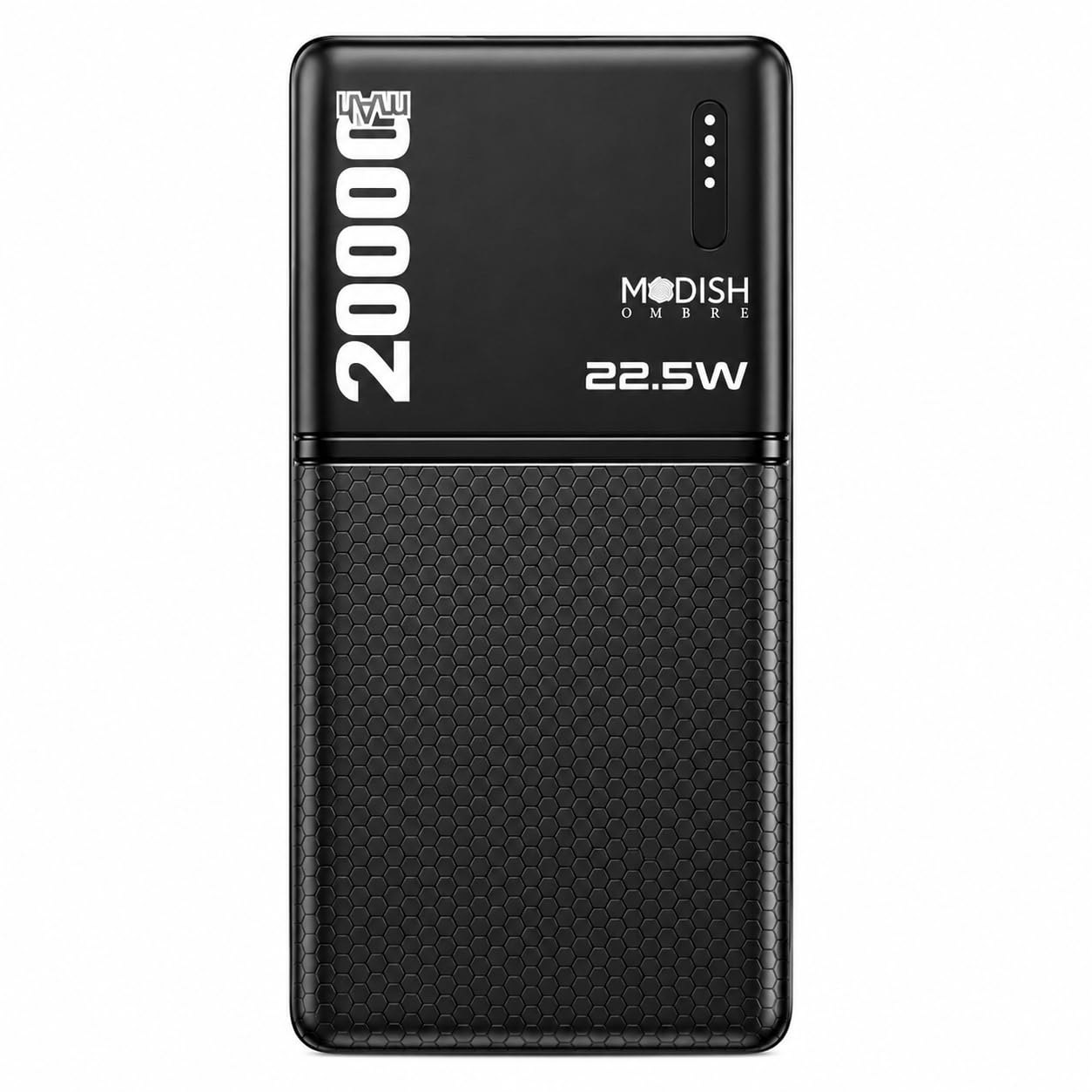 ModishOmbre® Jolt-20X 20000 mAh 22.5W Fast Charging Power Bank with Detachable Type C Cable, Ultra Slim Power Bank with Mach USB-A Output, Type C PD Output, Type C Input, Wake Up Button-image-23