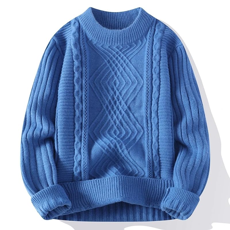 Sweaters Men Winter Korea Style Thicken Warm Sweater Men's Wool Pullovers Male2
