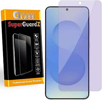 [2-Pack] for Samsung Galaxy S25 Edge [NOT for Samsung S25] Screen Protector Anti Blue Light Tempered Glass, Eye Protection, SuperGuardZ, 9H, 0.3mm, Anti-Scratch, Anti-Bubble