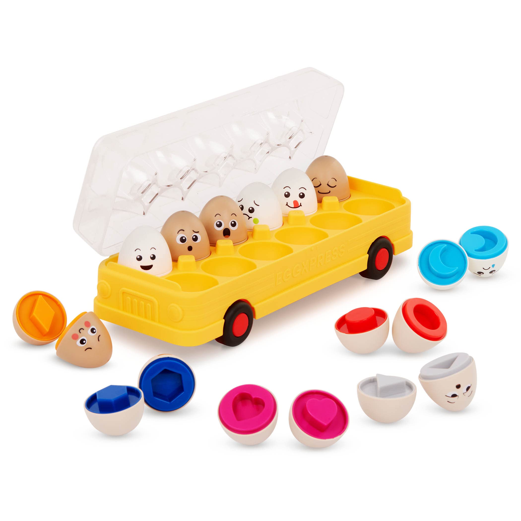 Battat Education – Matching Egg Toys for Toddlers – Color & Letter Recognition Sorting Game – Early Learning Educational Toys for 18+ Months – Fun & Engaging Playtime