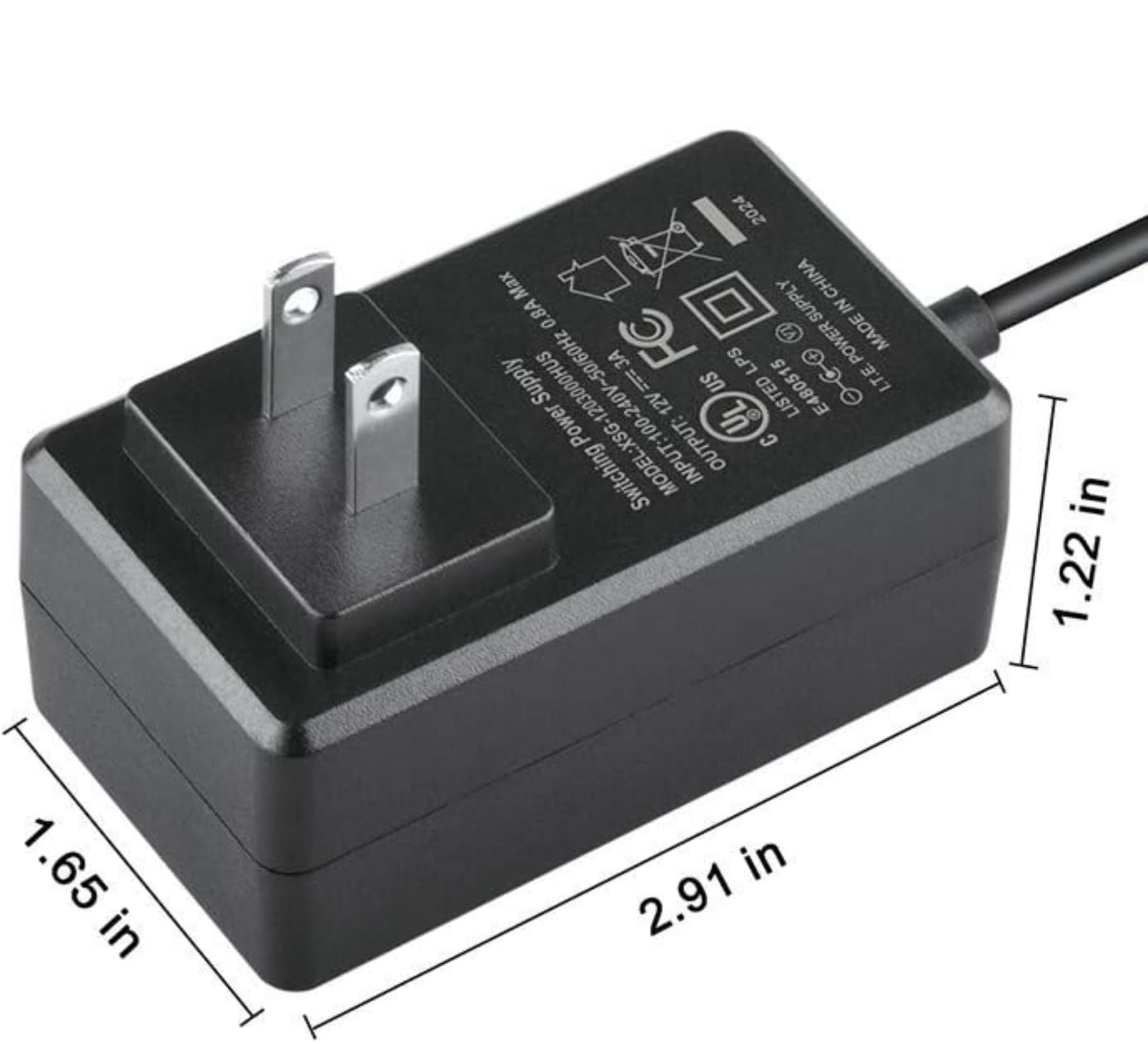 Marg Replacement for 9.0V 2.5A Switching Adapter for GQ24-090250 Reida Mini Dehumidifier