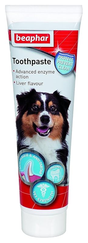 Creme Dental para Cães e Gatos Beaphar com Sabor de Fígado, 100 g