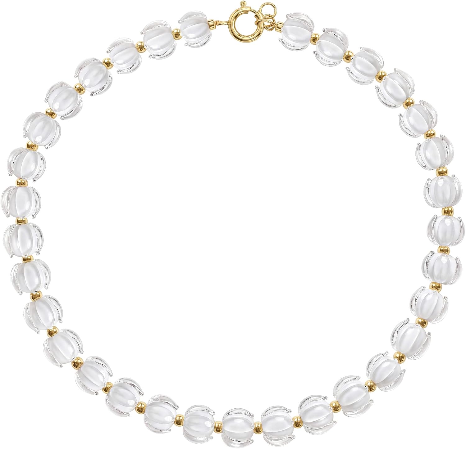 �️ MEVECCO Bloom Chunky Beaded Choker Necklace for Women — deal on Shopping With Noya