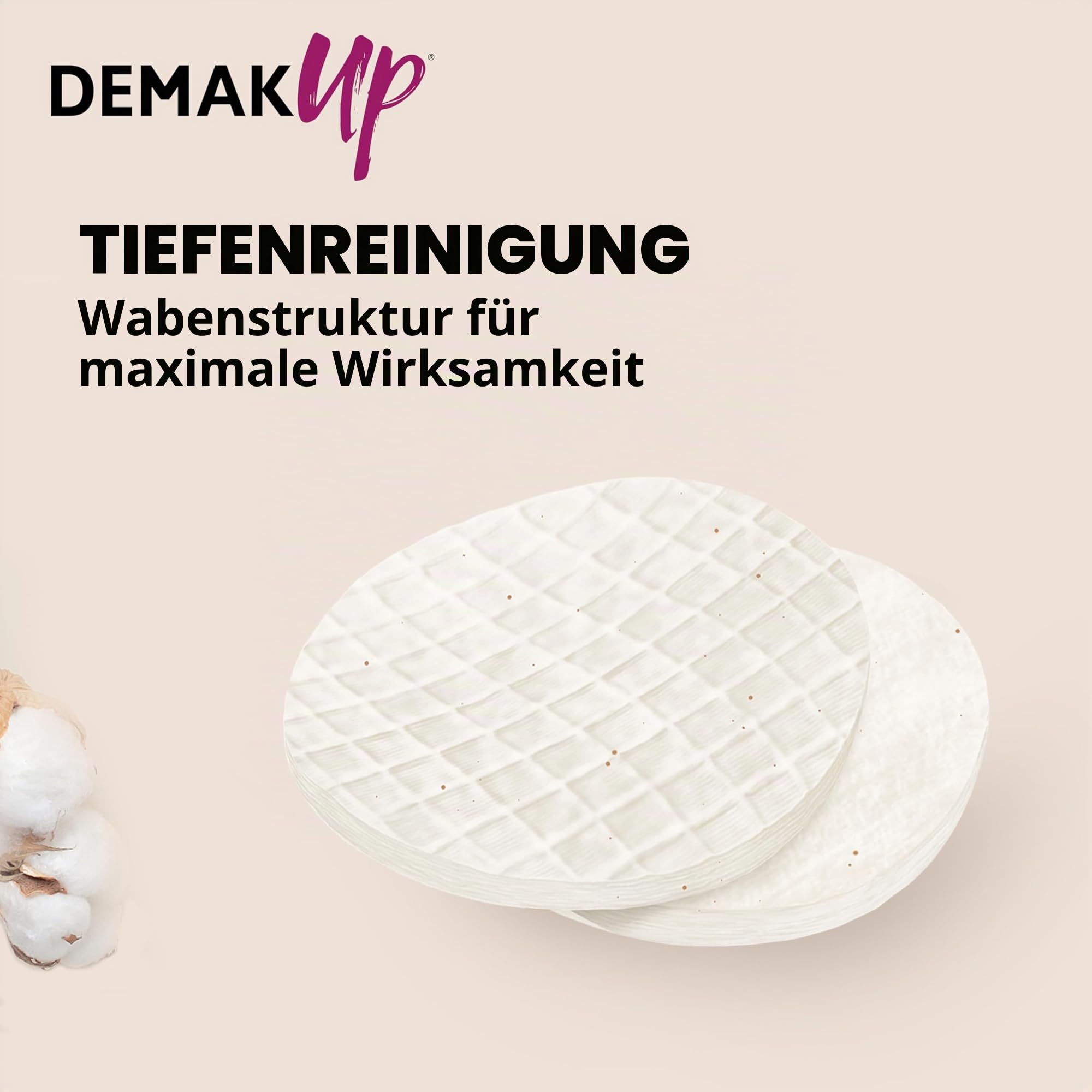 Demak´Up Expert Wattepads rund, 1 x 70 Pads