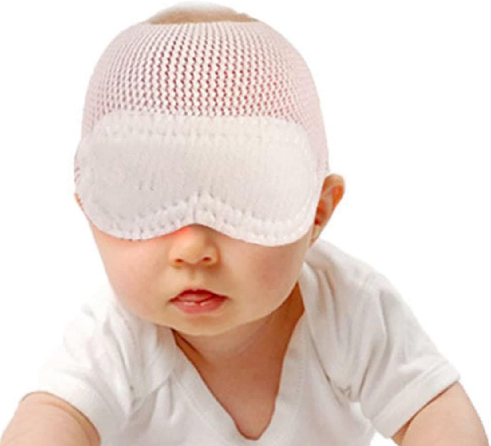 Baby Blindfold Sleep Mask Light Avoid Light Breathable Mesh Newborn Eye Patch Elastic Irradiation Eye Pad