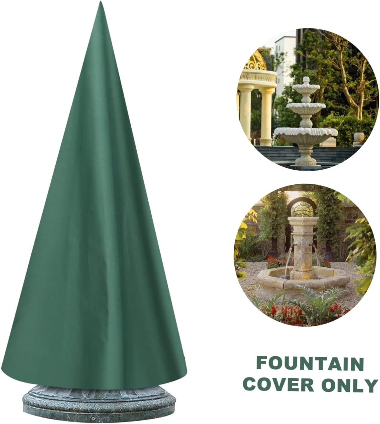 Weather Resistant Fountain Cover Outdoor Fountain Protector Faucet Freeze Protection Cover