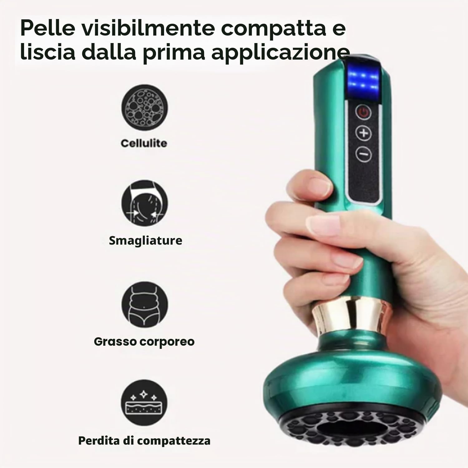 Massaggiatore Anti Cellulite, Massaggiatore Elettrico A Coppetta Con Aspirazione A Vuoto Gua Sha, Aspirazione Regolabile, Per Il Collo, La Schiena (A)