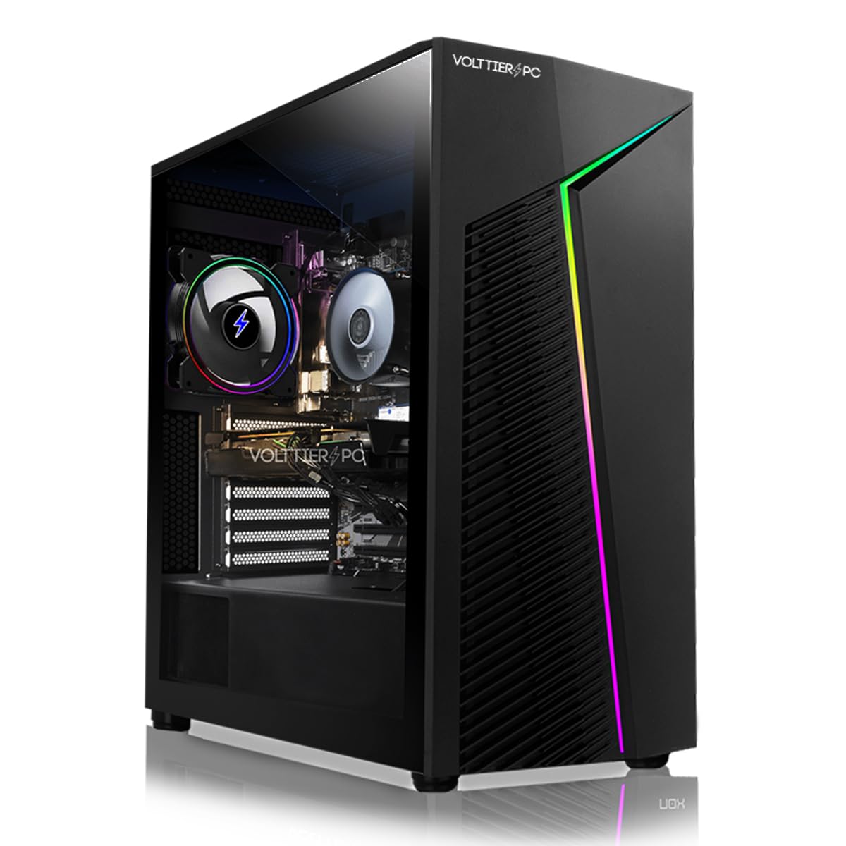 VolttierPC - PC Gaming AMD Ryzen 5 5600G 6x4.4Ghz | AMD Radeon Vega 7 | 16GB DDR4 | 1TB SSD M.2 NVMe | WiFi 6 + Bluetooth 5.2 | Windows 11 | PC Gamer