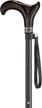 Asterom Carbon Fiber Cane - Lightweight, Ergonomic, Adjustable - Walking Canes for Men & Women, Carbon Walking Cane, Cool Walking Sticks for Seniors