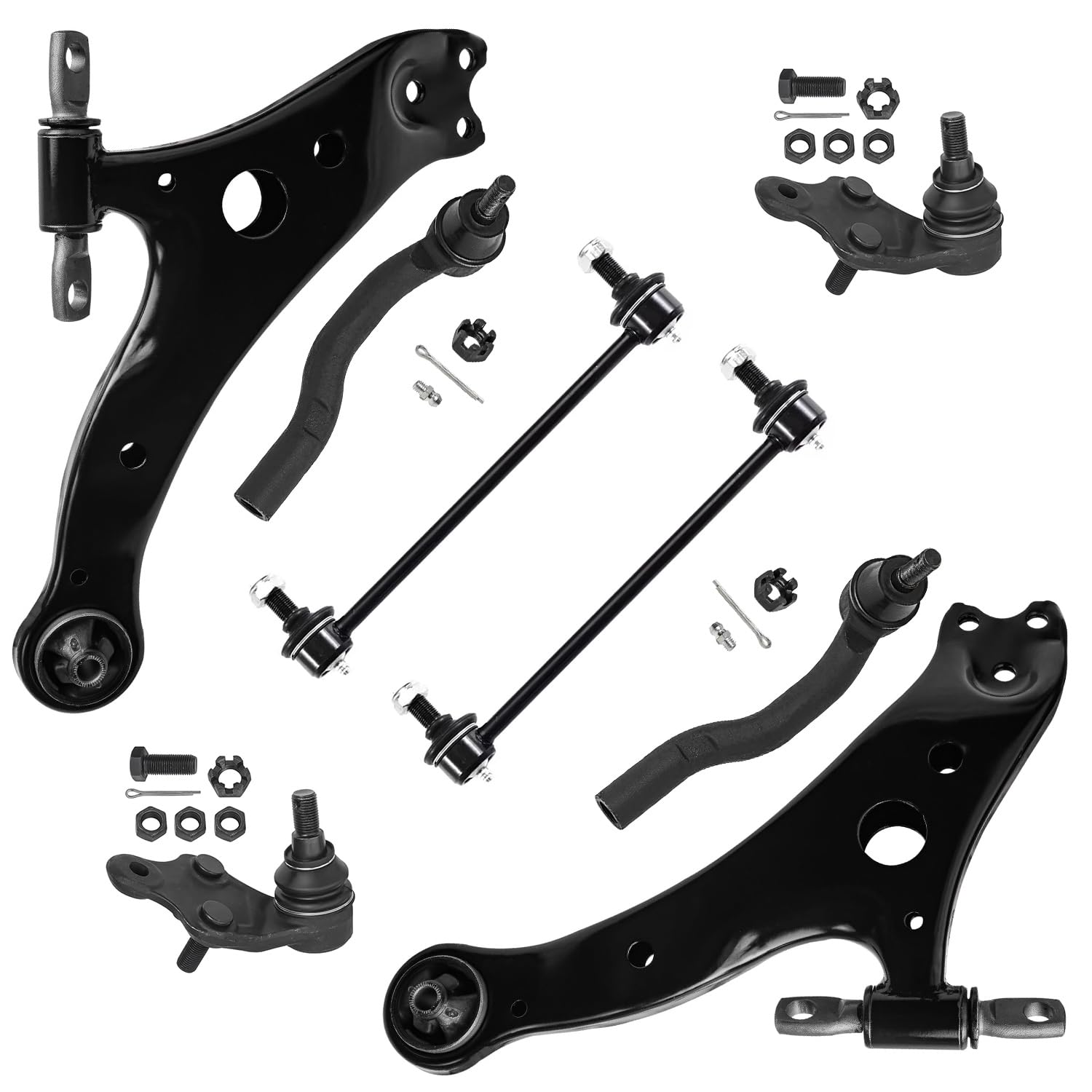 Detroit Axle - Front End 8pc Suspension Kit for 07-11 Toyota Camry 2007
